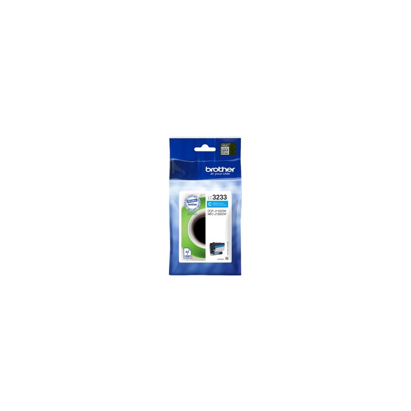 BROTHER CARTUCCIA D\'INCHIOSTRO CIANO LC3233C LC-3233C 1500 COPIE ORIGINALE BROTHER CARTUCCIA D\'INCHIOSTRO CIANO LC3233C LC-3233C 1500 COPIE ORIGINALE
