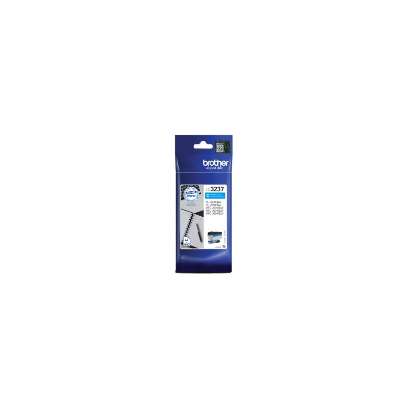 BROTHER CARTUCCIA D\'INCHIOSTRO CIANO LC3237C LC-3237C 1500 COPIE ORIGINALE BROTHER CARTUCCIA D\'INCHIOSTRO CIANO LC3237C LC-3237C 1500 COPIE ORIGINALE