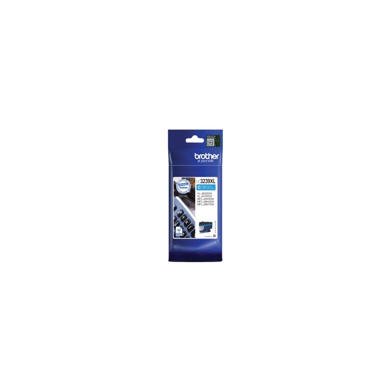 BROTHER CARTUCCIA D\'INCHIOSTRO CIANO LC3239XLC LC-3239XLC 5000 COPIE ORIGINALE BROTHER CARTUCCIA D\'INCHIOSTRO CIANO LC3239XLC LC-3239XLC 5000 COPIE ORIGINALE
