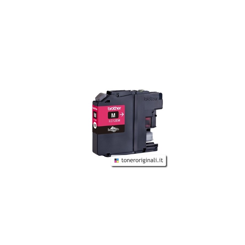 BROTHER CARTUCCIA D\'INCHIOSTRO MAGENTA LC12EM LC-12E 1200 COPIE ORIGINALE BROTHER CARTUCCIA D\'INCHIOSTRO MAGENTA LC12EM LC-12E 1200 COPIE ORIGINALE