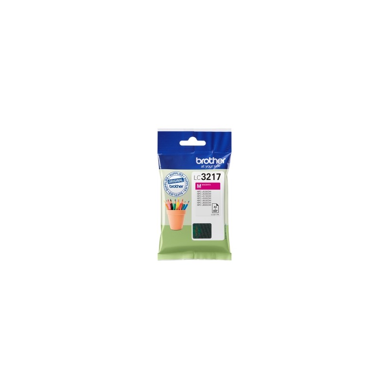 BROTHER CARTUCCIA D\'INCHIOSTRO MAGENTA LC3217M LC-3217 550 COPIE ORIGINALE BROTHER CARTUCCIA D\'INCHIOSTRO MAGENTA LC3217M LC-3217 550 COPIE ORIGINALE