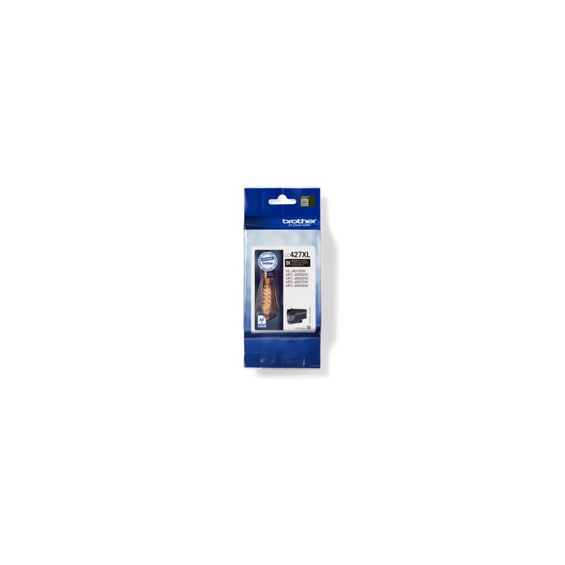 BROTHER CARTUCCIA D\'INCHIOSTRO NERO LC427XLBK LC-427XLBK 6000 COPIE ORIGINALE BROTHER CARTUCCIA D\'INCHIOSTRO NERO LC427XLBK LC-427XLBK 6000 COPIE ORIGINALE