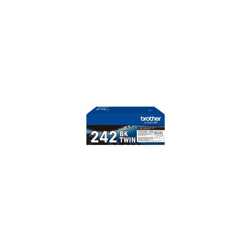 BROTHER MULTIPACK NERO TN-242BKTWIN 242 2500 COPIE ORIGINALE BROTHER MULTIPACK NERO TN-242BKTWIN 242 2500 COPIE ORIGINALE