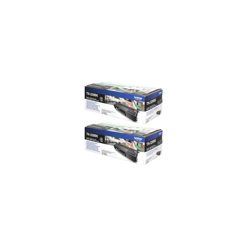 BROTHER MULTIPACK NERO TN-329BKTWIN ORIGINALE