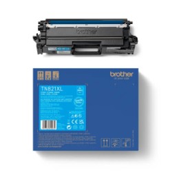 BROTHER TONER CIANO TN-821XLC 821XL 9000 COPIE ORIGINALE