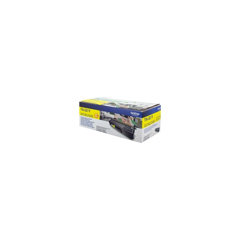 BROTHER TONER GIALLO TN-321Y 321 1500 COPIE ORIGINALE BROTHER TONER GIALLO TN-321Y 321 1500 COPIE ORIGINALE