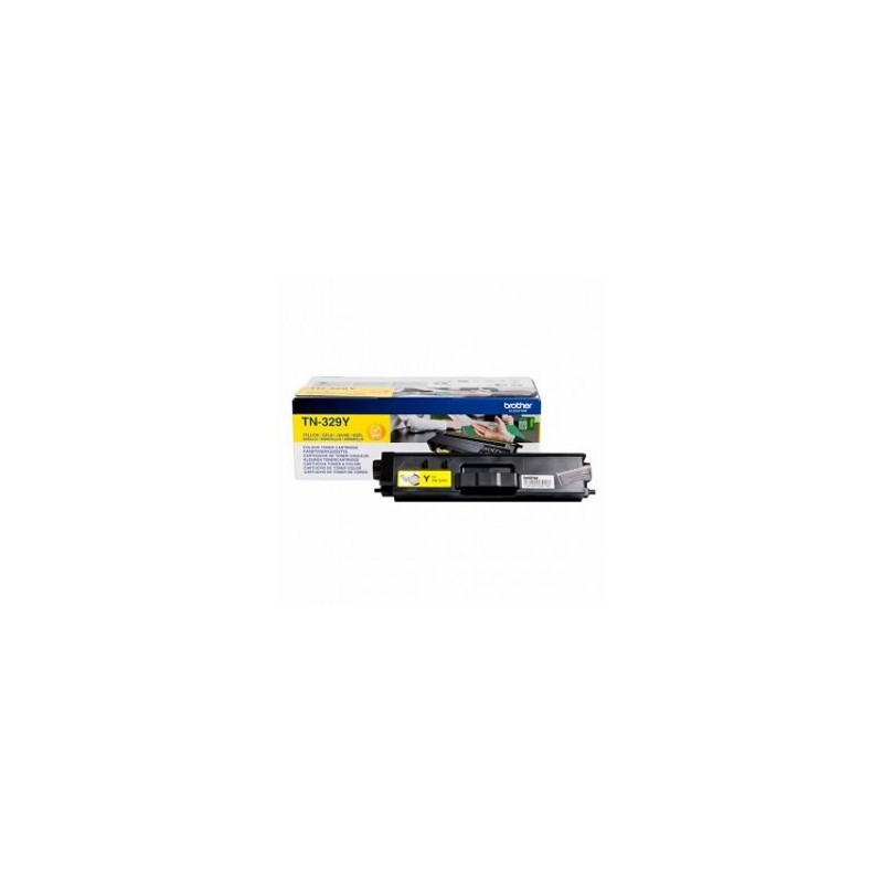 BROTHER TONER GIALLO TN-329Y 329 6000 COPIE ORIGINALE BROTHER TONER GIALLO TN-329Y 329 6000 COPIE ORIGINALE