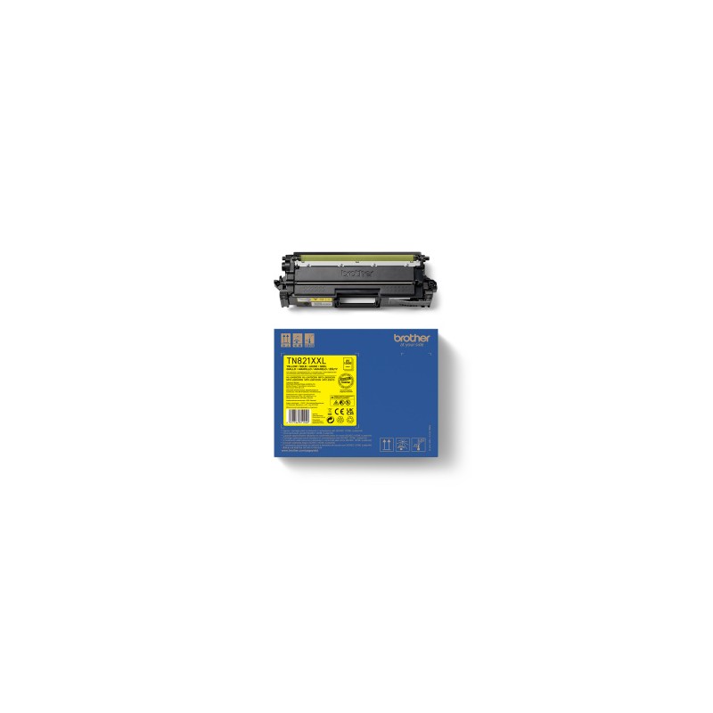 BROTHER TONER GIALLO TN-821XXLY 821XXL 12000 COPIE ORIGINALE BROTHER TONER GIALLO TN-821XXLY 821XXL 12000 COPIE ORIGINALE