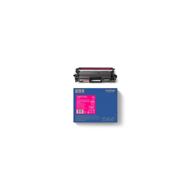 BROTHER TONER MAGENTA TN-821XXLM 821XXL 12000 COPIE ORIGINALE BROTHER TONER MAGENTA TN-821XXLM 821XXL 12000 COPIE ORIGINALE