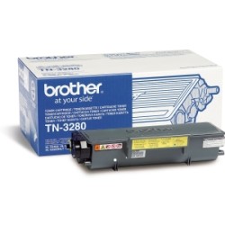 BROTHER TONER NERO TN-3280 TN3280 8000 COPIE ORIGINALE