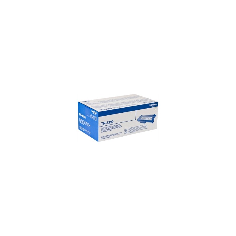 BROTHER TONER NERO TN-3390 TN3390 12000 COPIE ORIGINALE BROTHER TONER NERO TN-3390 TN3390 12000 COPIE ORIGINALE