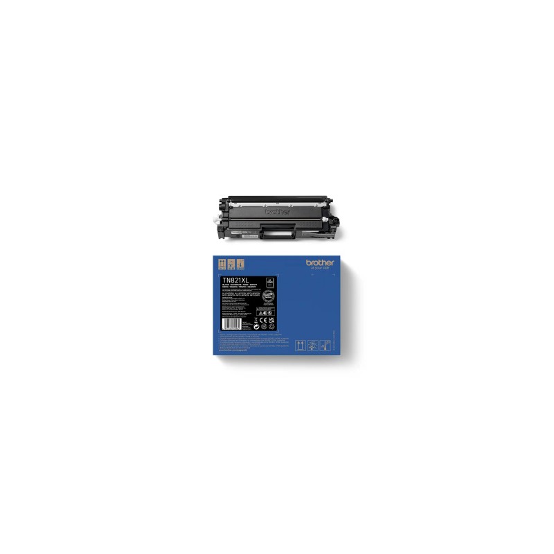 BROTHER TONER NERO TN-821XLBK 821XL 12000 COPIE ORIGINALE BROTHER TONER NERO TN-821XLBK 821XL 12000 COPIE ORIGINALE