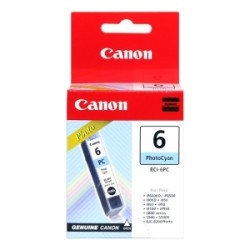 CANON CARTUCCIA D\'INCHIOSTRO CIANO BCI-6PC 4709A002 280 COPIE 13ML ORIGINALE