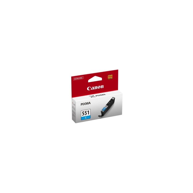 CANON CARTUCCIA D\'INCHIOSTRO CIANO CLI-551C 6509B001 304 COPIE 7ML ORIGINALE CANON CARTUCCIA D\'INCHIOSTRO CIANO CLI-551C 6509B001 304 COPIE 7ML ORIGINALE