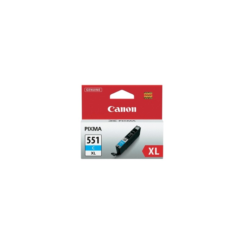 CANON CARTUCCIA D\'INCHIOSTRO CIANO CLI-551C XL 6444B001 665 COPIE 11ML CARTUCCIE D´INCHIO ORIGINALE CANON CARTUCCIA D\'INCHIOSTRO CIANO CLI-551C XL 6444B001 665 COPIE 11ML CARTUCCIE D´INCHIO ORIGINALE