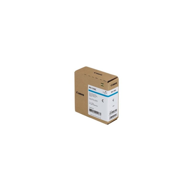 CANON CARTUCCIA D\'INCHIOSTRO CIANO PFI-110C 2365C001 160ML ORIGINALE CANON CARTUCCIA D\'INCHIOSTRO CIANO PFI-110C 2365C001 160ML ORIGINALE