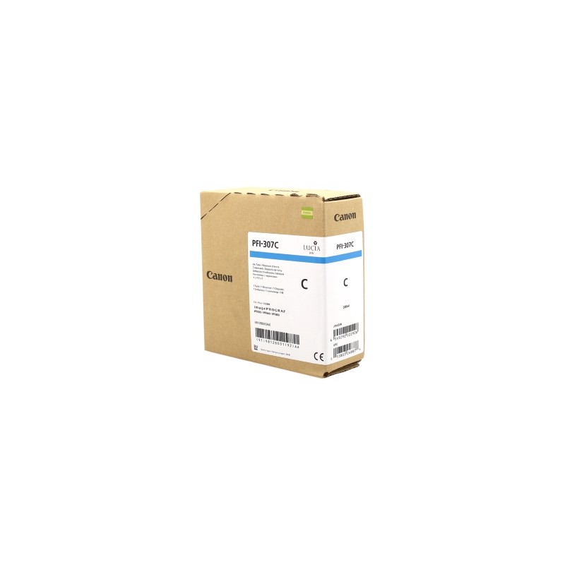 CANON CARTUCCIA D\'INCHIOSTRO CIANO PFI-307C 9812B001 330ML ORIGINALE CANON CARTUCCIA D\'INCHIOSTRO CIANO PFI-307C 9812B001 330ML ORIGINALE