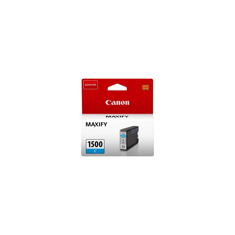 CANON CARTUCCIA D\'INCHIOSTRO CIANO PGI-1500C 9229B001 300 COPIE 4,5ML ORIGINALE CANON CARTUCCIA D\'INCHIOSTRO CIANO PGI-1500C 9229B001 300 COPIE 4,5ML ORIGINALE