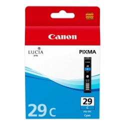 CANON CARTUCCIA D\'INCHIOSTRO CIANO PGI-29C 4873B001 1800 COPIE 36ML PER CIRCA 1.940 FOTO ( ORIGINALE