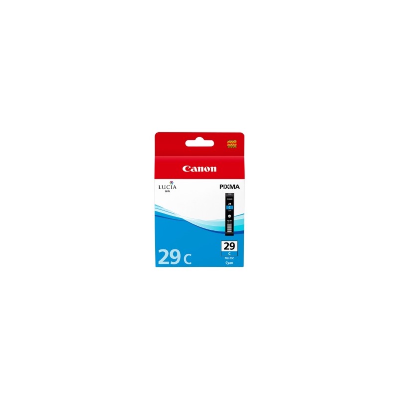 CANON CARTUCCIA D\'INCHIOSTRO CIANO PGI-29C 4873B001 1800 COPIE 36ML PER CIRCA 1.940 FOTO ( ORIGINALE CANON CARTUCCIA D\'INCHIOSTRO CIANO PGI-29C 4873B001 1800 COPIE 36ML PER CIRCA 1.940 FOTO ( ORIGINALE
