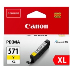 CANON CARTUCCIA D\'INCHIOSTRO GIALLO CLI-571Y XL 0334C001 336 COPIE 11ML XL ORIGINALE