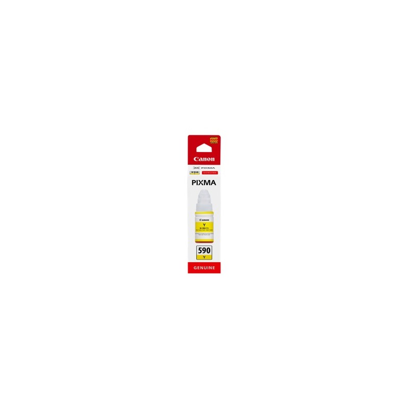 CANON CARTUCCIA D\'INCHIOSTRO GIALLO GI-590Y 1606C001 7000 COPIE 70ML ORIGINALE CANON CARTUCCIA D\'INCHIOSTRO GIALLO GI-590Y 1606C001 7000 COPIE 70ML ORIGINALE
