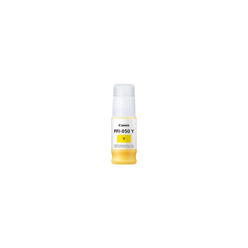 CANON CARTUCCIA D\'INCHIOSTRO GIALLO PFI-050Y 5701C001 70ML ORIGINALE CANON CARTUCCIA D\'INCHIOSTRO GIALLO PFI-050Y 5701C001 70ML ORIGINALE