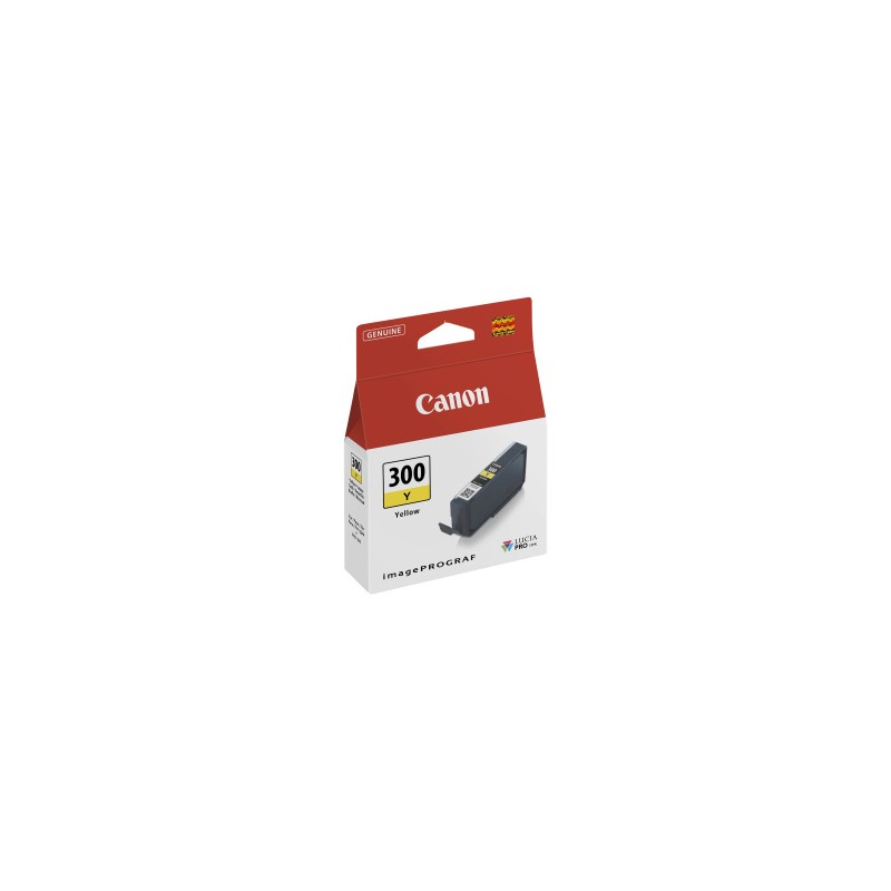 CANON CARTUCCIA D\'INCHIOSTRO GIALLO PFI-300Y 4196C001 14ML ORIGINALE CANON CARTUCCIA D\'INCHIOSTRO GIALLO PFI-300Y 4196C001 14ML ORIGINALE