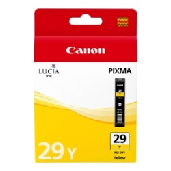 CANON CARTUCCIA D\'INCHIOSTRO GIALLO PGI-29Y 4875B001 1280 COPIE 36ML PER CIRCA 1.420 FOTO  ORIGINALE