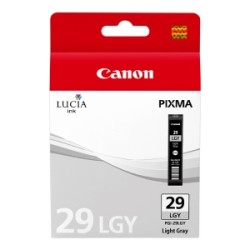 CANON CARTUCCIA D\'INCHIOSTRO GRIGIO (CHIARO) PGI-29LGY 4872B001 1320 COPIE 36ML PER CIRCA  ORIGINALE