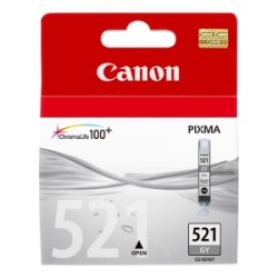 CANON CARTUCCIA D\'INCHIOSTRO GRIGIO CLI-521GY 2937B001 500 COPIE 9ML ORIGINALE