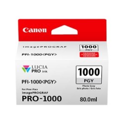 CANON CARTUCCIA D\'INCHIOSTRO GRIGIO PFI-1000PGY 0553C001 3165 COPIE 80ML ORIGINALE