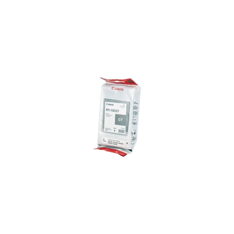 CANON CARTUCCIA D\'INCHIOSTRO GRIGIO PFI-106GY 6630B001 130ML ORIGINALE CANON CARTUCCIA D\'INCHIOSTRO GRIGIO PFI-106GY 6630B001 130ML ORIGINALE