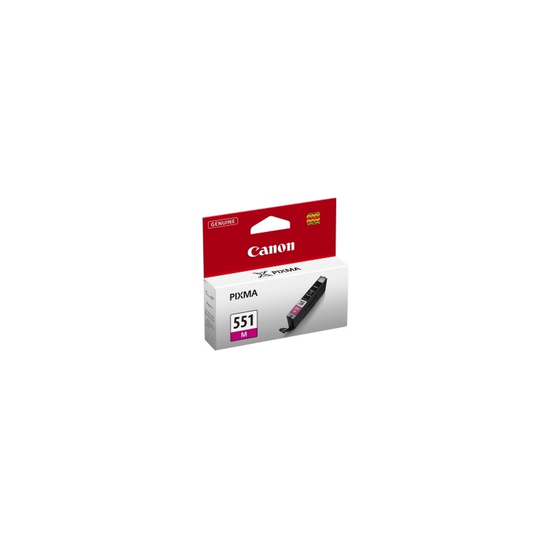 CANON CARTUCCIA D\'INCHIOSTRO MAGENTA CLI-551M 6510B001 298 COPIE 7ML ORIGINALE CANON CARTUCCIA D\'INCHIOSTRO MAGENTA CLI-551M 6510B001 298 COPIE 7ML ORIGINALE