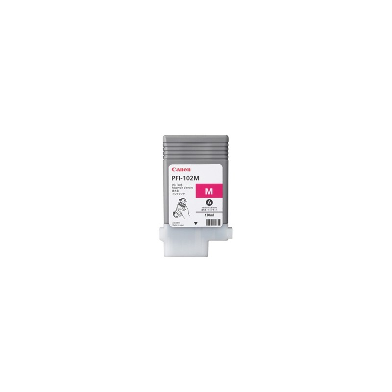 CANON CARTUCCIA D\'INCHIOSTRO MAGENTA PFI-102M 0897B001 130ML ORIGINALE CANON CARTUCCIA D\'INCHIOSTRO MAGENTA PFI-102M 0897B001 130ML ORIGINALE