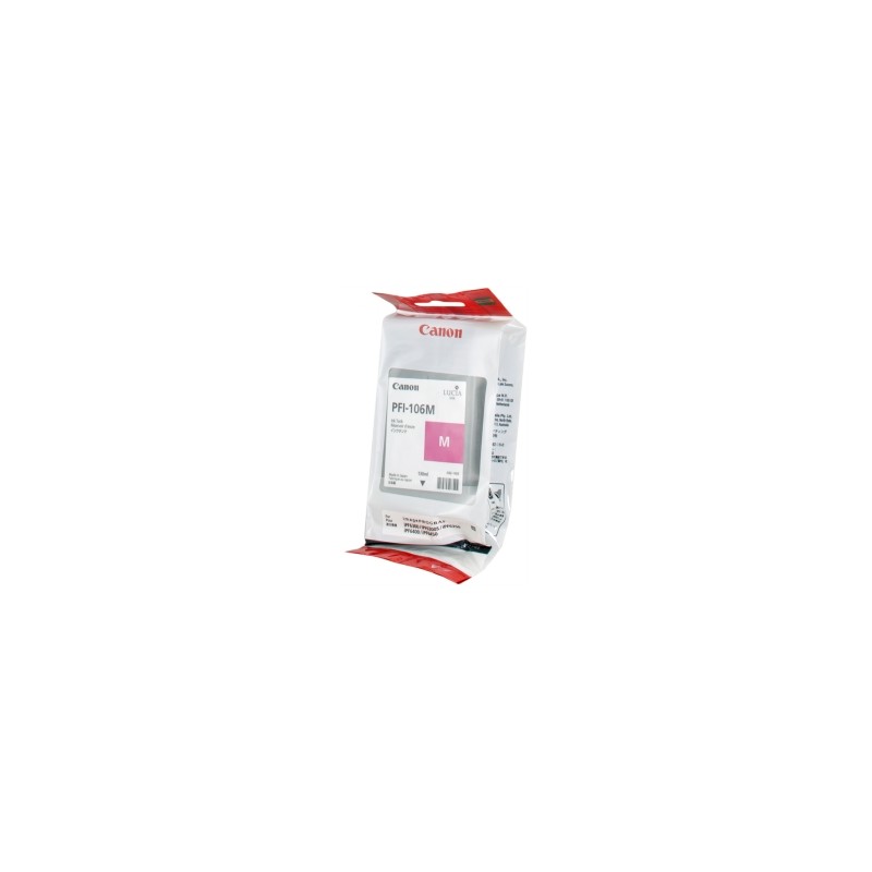 CANON CARTUCCIA D\'INCHIOSTRO MAGENTA PFI-106M 6623B001 130ML ORIGINALE CANON CARTUCCIA D\'INCHIOSTRO MAGENTA PFI-106M 6623B001 130ML ORIGINALE