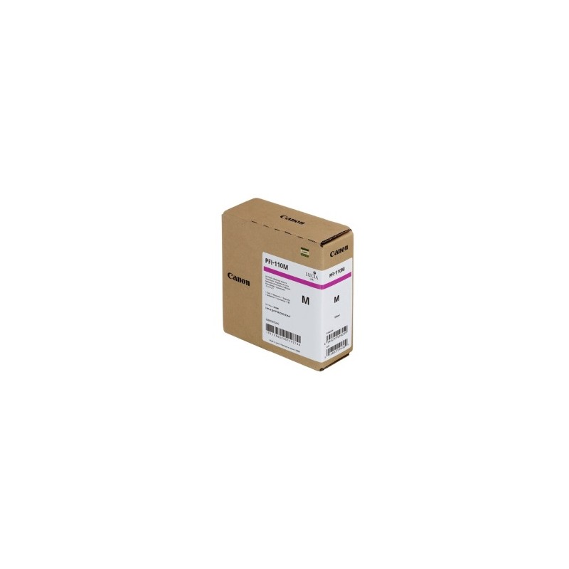 CANON CARTUCCIA D\'INCHIOSTRO MAGENTA PFI-110M 2366C001 160ML ORIGINALE CANON CARTUCCIA D\'INCHIOSTRO MAGENTA PFI-110M 2366C001 160ML ORIGINALE