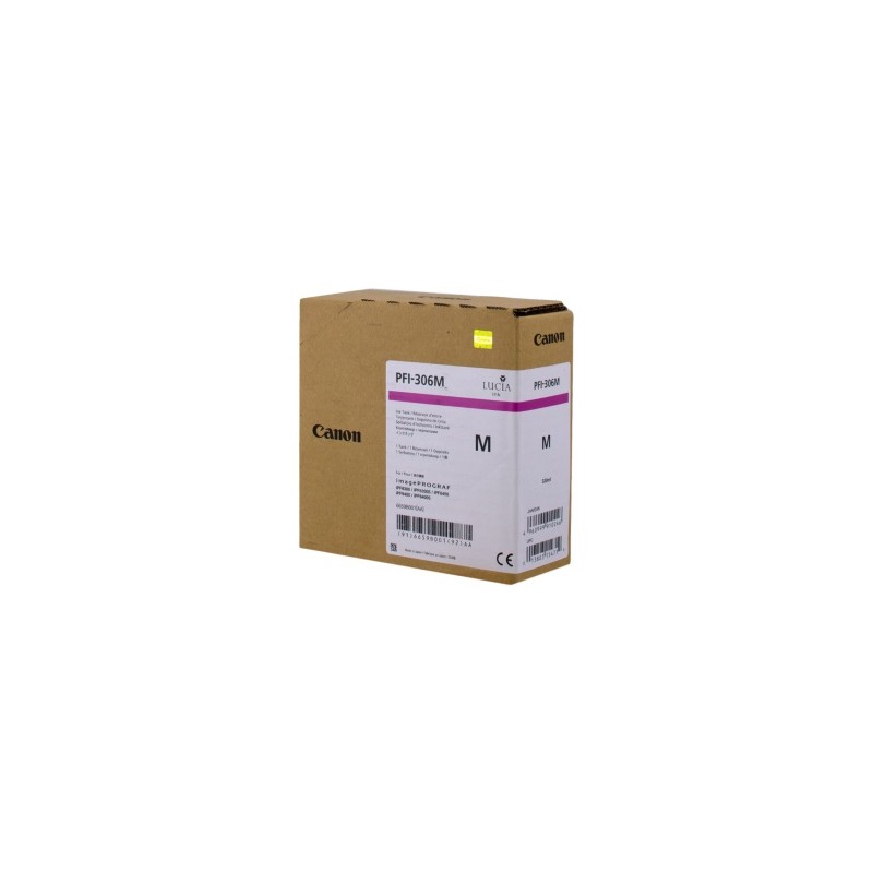 CANON CARTUCCIA D\'INCHIOSTRO MAGENTA PFI-306M 6659B001 330ML ORIGINALE CANON CARTUCCIA D\'INCHIOSTRO MAGENTA PFI-306M 6659B001 330ML ORIGINALE