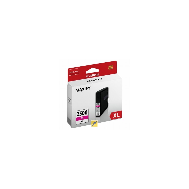 CANON CARTUCCIA D\'INCHIOSTRO MAGENTA PGI-2500M XL 9266B001 1295 COPIE 19,3ML ORIGINALE CANON CARTUCCIA D\'INCHIOSTRO MAGENTA PGI-2500M XL 9266B001 1295 COPIE 19,3ML ORIGINALE