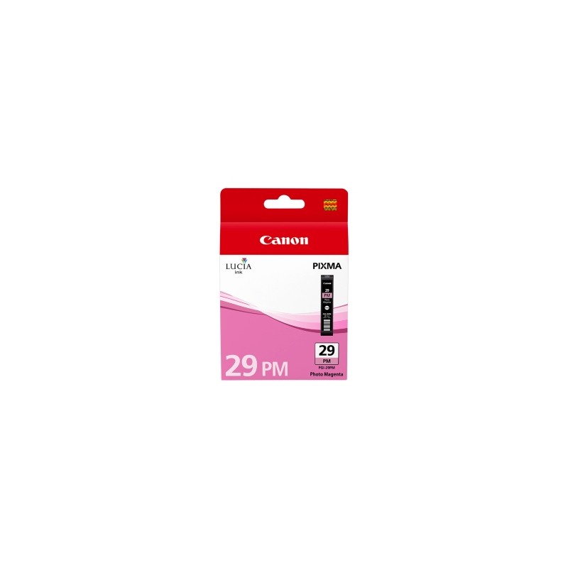 CANON CARTUCCIA D\'INCHIOSTRO MAGENTA PGI-29PM 4877B001 1055 COPIE 36ML PER CIRCA 1.010 FOT ORIGINALE CANON CARTUCCIA D\'INCHIOSTRO MAGENTA PGI-29PM 4877B001 1055 COPIE 36ML PER CIRCA 1.010 FOT ORIGINALE