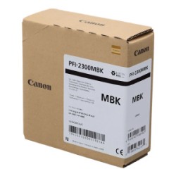 CANON CARTUCCIA D\'INCHIOSTRO NERO (OPACO) PFI-2300MBK 5276C001 330ML ORIGINALE