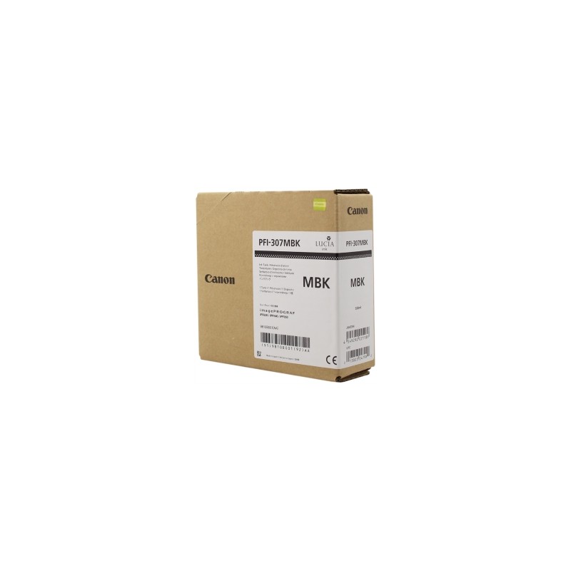 CANON CARTUCCIA D\'INCHIOSTRO NERO (OPACO) PFI-307MBK 9810B001 330ML ORIGINALE CANON CARTUCCIA D\'INCHIOSTRO NERO (OPACO) PFI-307MBK 9810B001 330ML ORIGINALE