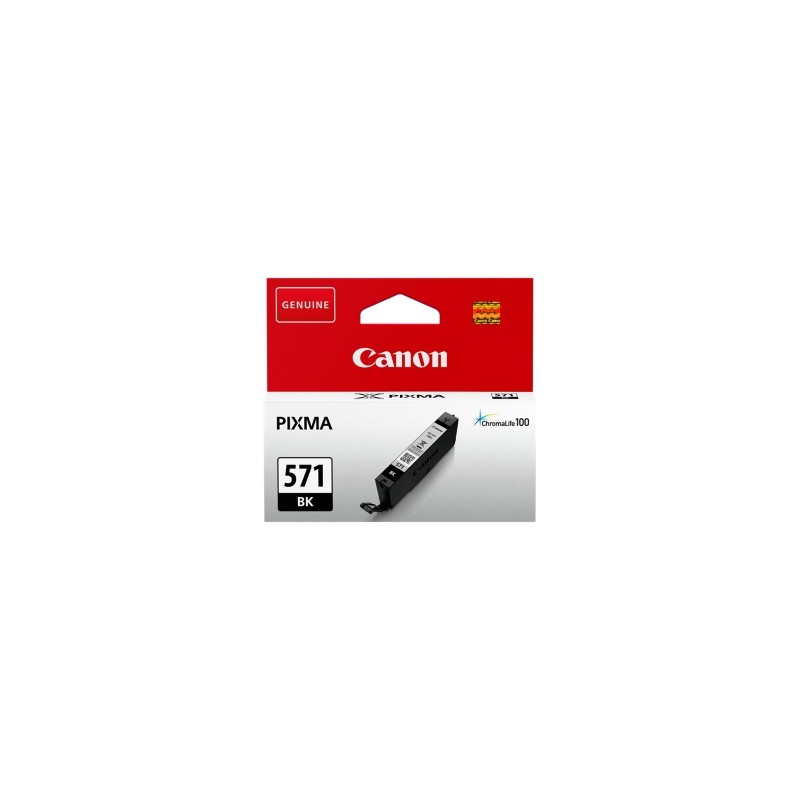 CANON CARTUCCIA D\'INCHIOSTRO NERO CLI-571BK 0385C001 398 COPIE 6,5ML ORIGINALE