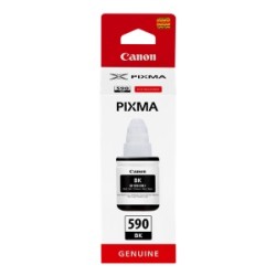 CANON CARTUCCIA D\'INCHIOSTRO NERO GI-590BK 1603C001 6000 COPIE 135ML VASOIO PER L\' INCHIOS ORIGINALE