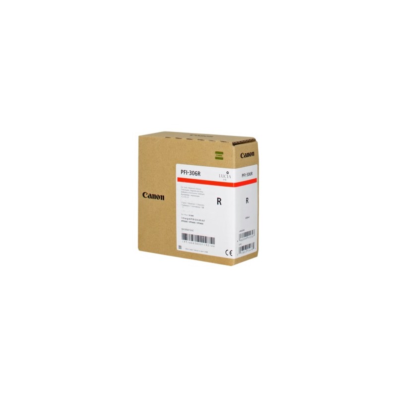 CANON CARTUCCIA D\'INCHIOSTRO ROSSO PFI-306R 6663B001 330ML ORIGINALE CANON CARTUCCIA D\'INCHIOSTRO ROSSO PFI-306R 6663B001 330ML ORIGINALE