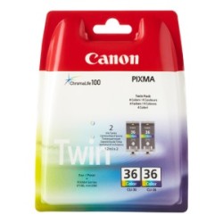 CANON MULTIPACK DIFFERENTI COLORI CLI-36 TWIN 1511B018 NASTRO TRASFERIMENTO TERMICO ORIGINALE