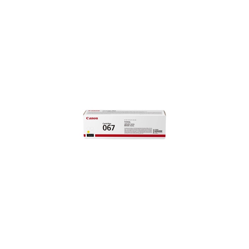CANON TONER GIALLO 067 Y 5099C002 1250 COPIE ORIGINALE CANON TONER GIALLO 067 Y 5099C002 1250 COPIE ORIGINALE