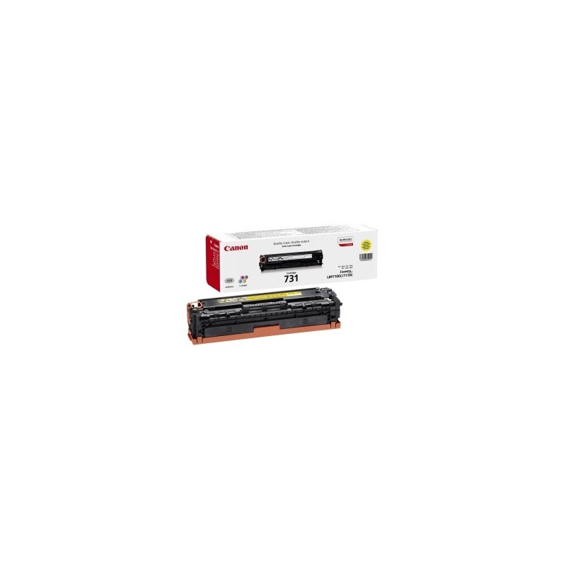 CANON TONER GIALLO 731 Y 6269B002 1500 COPIE ORIGINALE CANON TONER GIALLO 731 Y 6269B002 1500 COPIE ORIGINALE