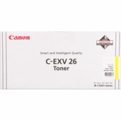 CANON TONER GIALLO C-EXV26Y 1657B006 6000 COPIE ORIGINALE