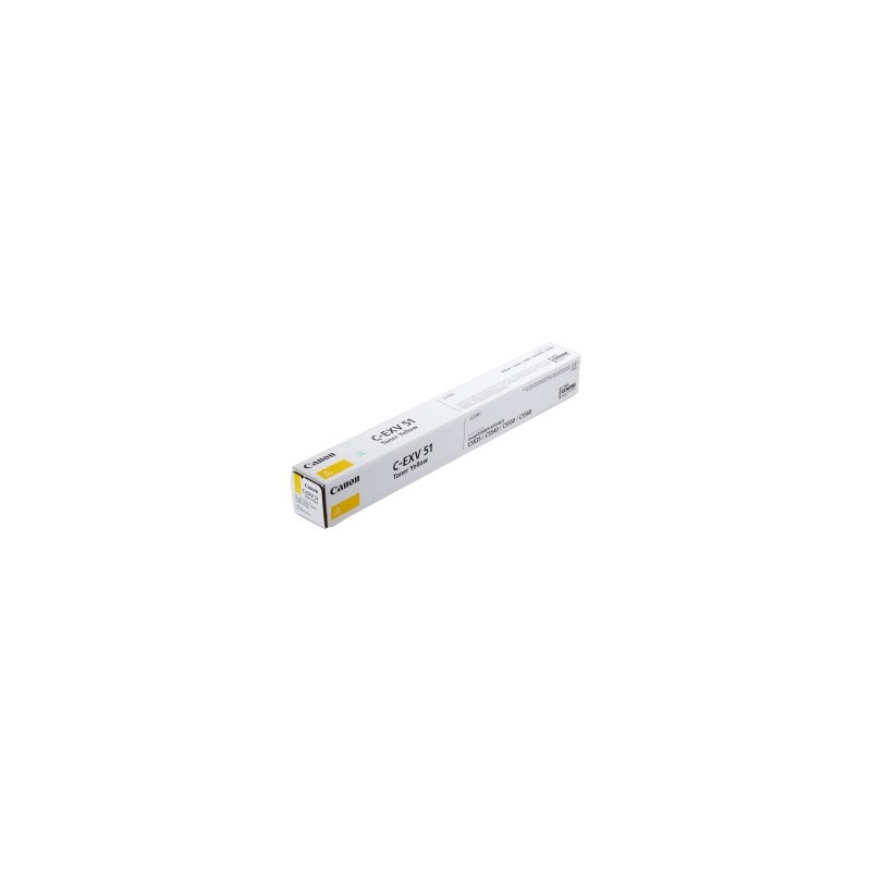 CANON TONER GIALLO C-EXV51Y 0484C002 60000 COPIE ORIGINALE CANON TONER GIALLO C-EXV51Y 0484C002 60000 COPIE ORIGINALE